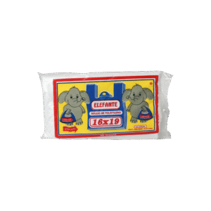 BOLSA CON ASA 16 X 19 BL - ELEFANTE