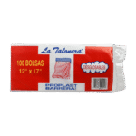 BOLSA PLÁSTICA TALONERA BL 12 X 17 - PB
