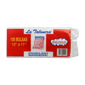 BOLSA PLÁSTICA TALONERA BL 12 X 17 - PB