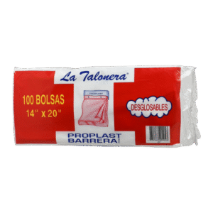 BOLSA PLÁSTICA TALONERA BL 14 X 20 - PB