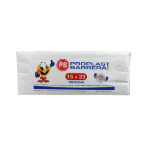 BOLSA PLÁSTICA TALONERA BL 15 X 23 - PB