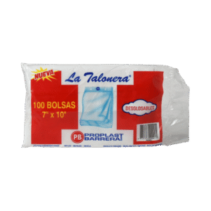 BOLSA PLÁSTICA TALONERA BL 7 X 10 - PB