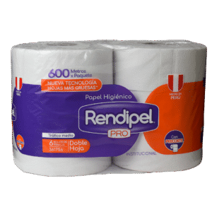 PAPEL HIGIÉNICO 100 MT X 6 ROLLOS 361756 - RENDIPEL