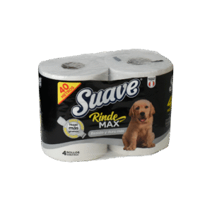 PAPEL HIGIÉNICO RINDE MAX 40 MTS X4 ROLLOS - SUAVE