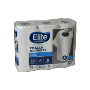 PAPEL TOALLA DOBLE HOJA X3 ROLLOS  361593 - ELITE