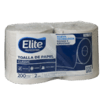 PAPEL TOALLA JUMBO BÁSICA X2 ROLLOS 200 MT 361759 - ELITE