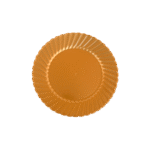 PLATO ACRÍLICO 22 CM DORADO - PLASTIENVASES