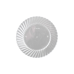 PLATO ACRÍLICO 22 CM TRANSPARENTE - PLASTIENVASES