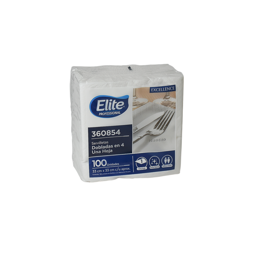 SERVILLETA MESA 33X33 X100UND EXCELLENCE 360854 - ELITE